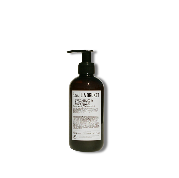 104 Bergamot / Patchouli HAND AND BODY WASH