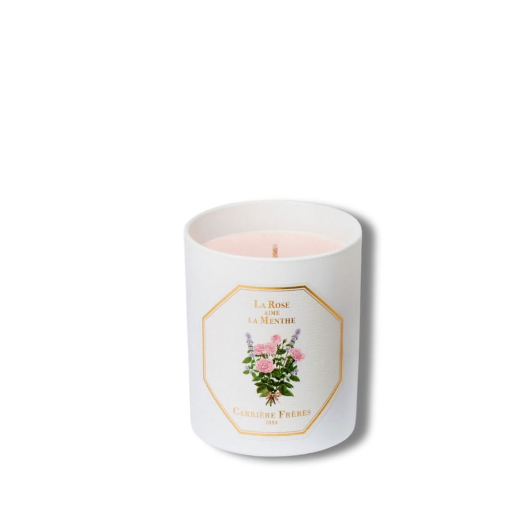 Rose loves Mint Candle